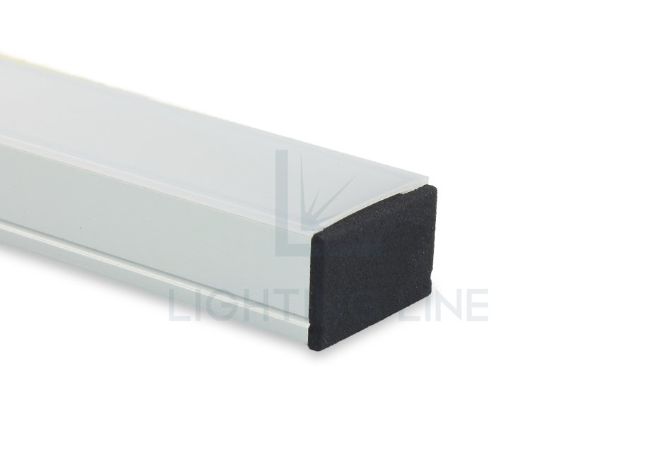 Embout pour profilé en aluminium pour rubans led PRA-SL15B-BP-N