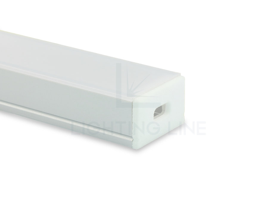 Embout pour profilé en aluminium pour rubans led PRA-SL15B-WP-W Embout pour profilé en aluminium pour rubans led PRA-SL15B-WP-W