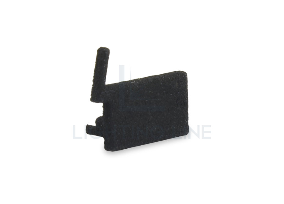 Embout pour profilé en aluminium pour rubans led PRA-SL16L-BP-N Embout pour profilé en aluminium pour rubans led PRA-SL16L-BP-N