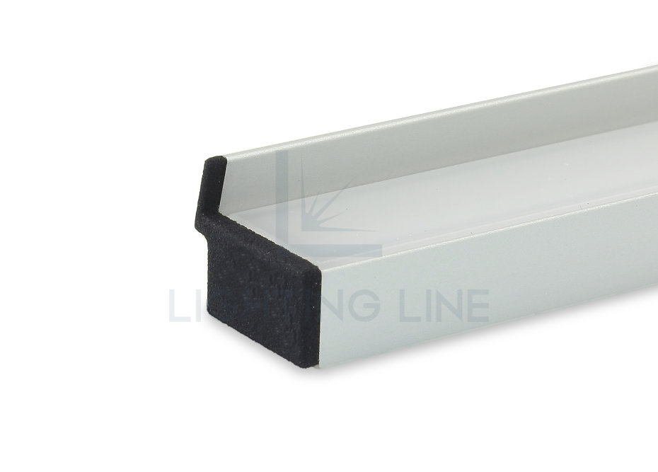 Embout pour profilé en aluminium pour rubans led PRA-SL16L-BP-N Embout pour profilé en aluminium pour rubans led PRA-SL16L-BP-N