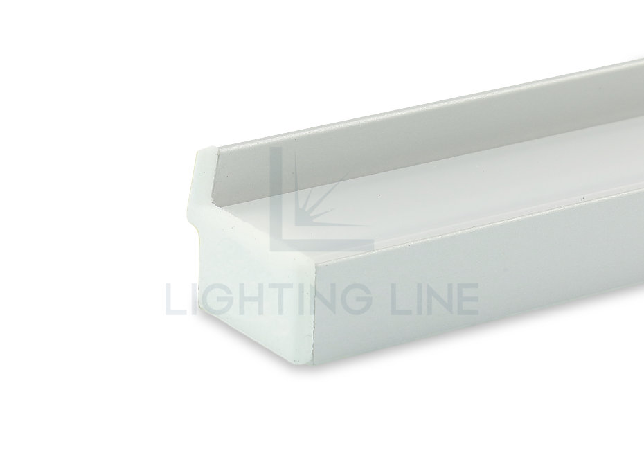 Embout pour profilé en aluminium pour rubans led PRA-SL16L-WP-N