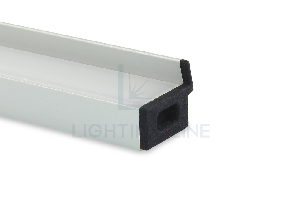 Embout pour profilé en aluminium pour rubans led PRA-SL16R-BP-W Embout pour profilé en aluminium pour rubans led PRA-SL16R-BP-W