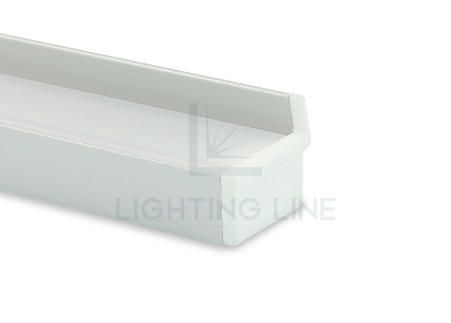 Embout pour profilé en aluminium pour rubans led PRA-SL16R-WP-N