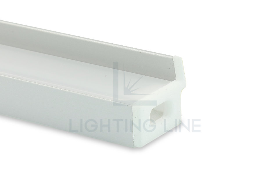 Embout pour profilé en aluminium pour rubans led PRA-SL16R-WP-W Embout pour profilé en aluminium pour rubans led PRA-SL16R-WP-W