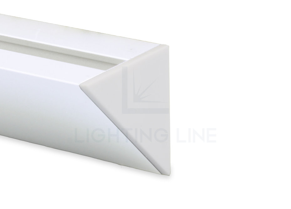 Embout pour profilé en aluminium pour rubans led PRA-WL02D-WP-U