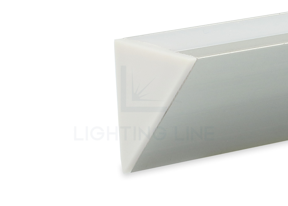 Embout pour profilé en aluminium pour rubans led PRA-WL02S-GP-U