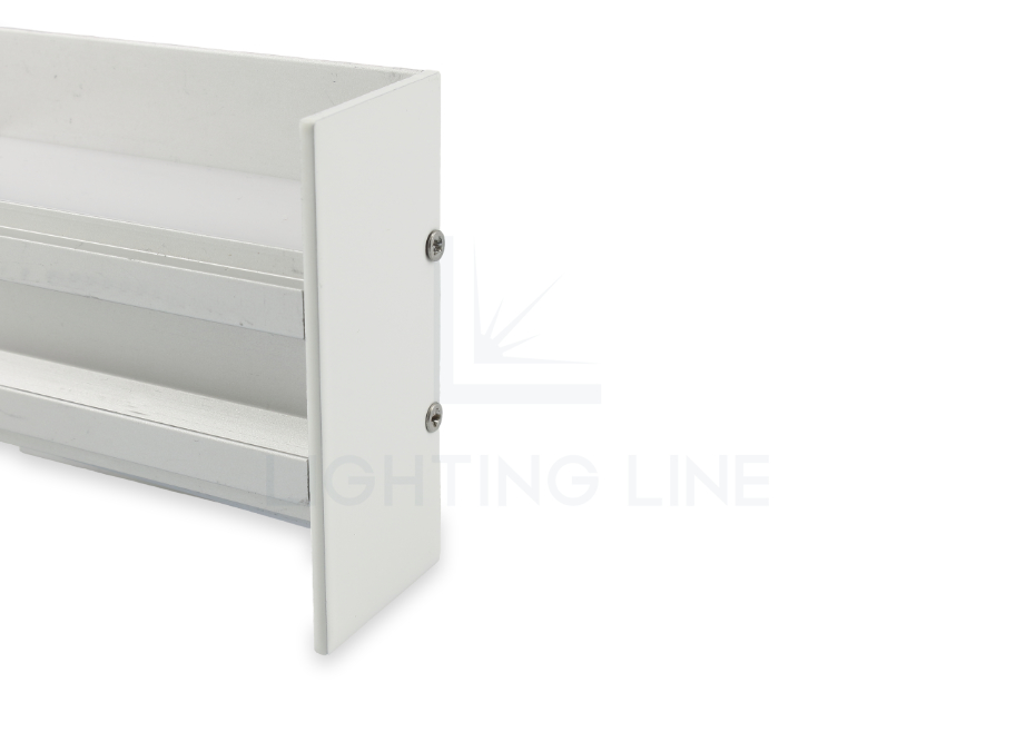 Embout pour profilé en aluminium pour rubans led PRA-WL04-WM-U