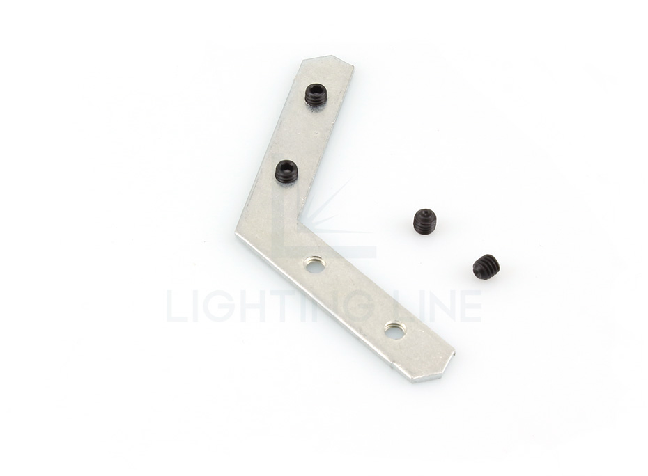 Jonction en métal pour profilés en aluminium à 120° horizontal PRM-AC02-M Jonction en métal pour profilés en aluminium à 120° horizontal PRM-AC02-M