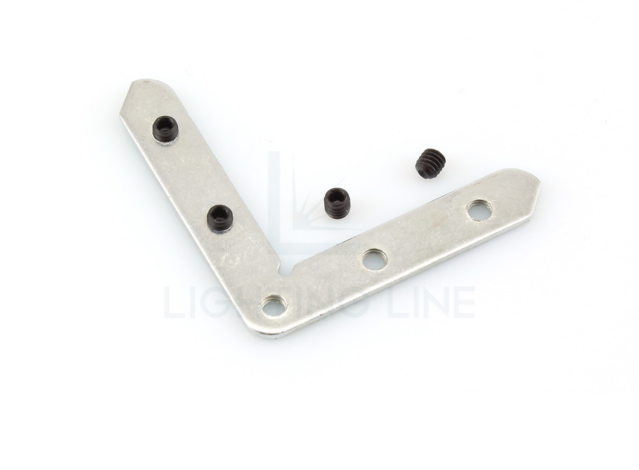 Jonction en métal pour profilés en aluminium à 90° horizontal PRM-AC03-M Jonction en métal pour profilés en aluminium à 90° horizontal PRM-AC03-M