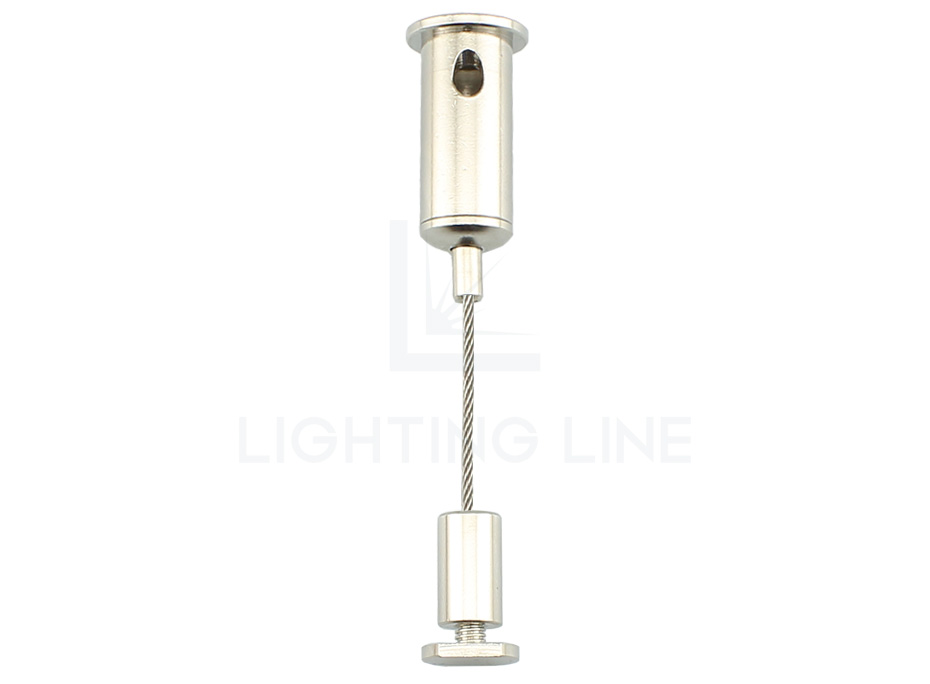 Accessoires de montage pour profilés en suspension, réglage en partie haute, 1 câble, longueur 2m PRM-CL01-M
