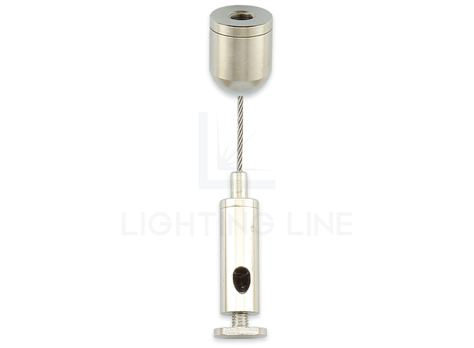 Accessoires de montage pour profilés en suspension, réglage en partie basse, 1 câble, longueur 2m PRM-CL02-M Accessoires de montage pour profilés en suspension, réglage en partie basse, 1 câble, longueur 2m PRM-CL02-M