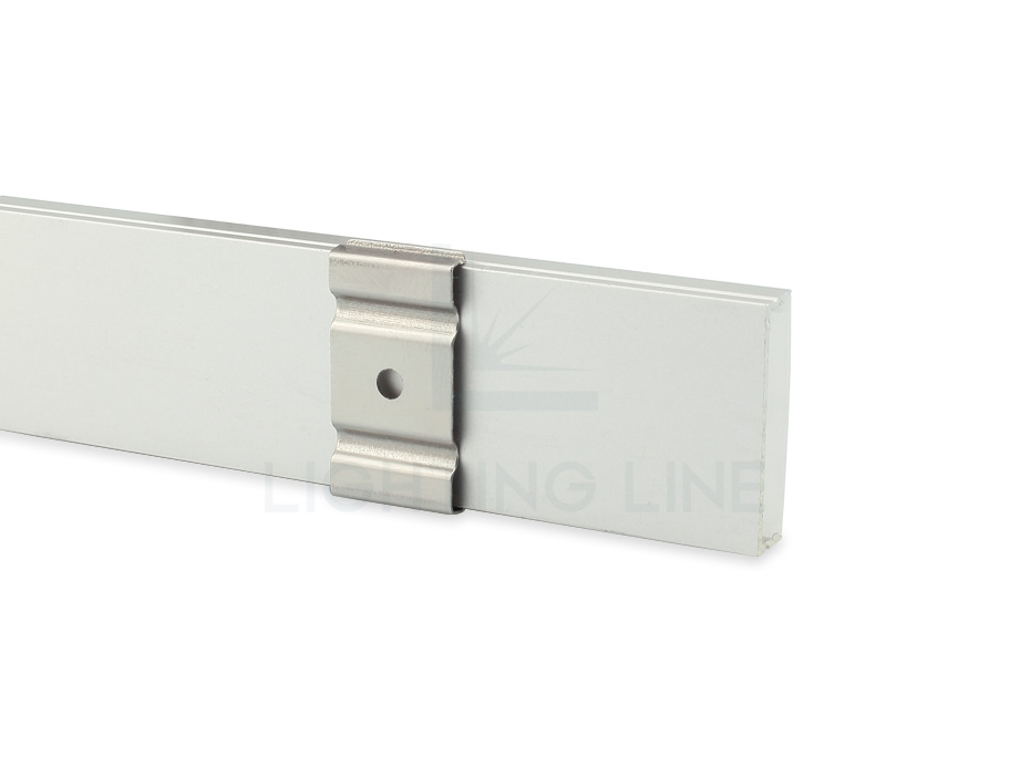 Clip de fixation en métal pour profilé en aluminium SL06-05 et SL07-05 PRM-ES04-M
