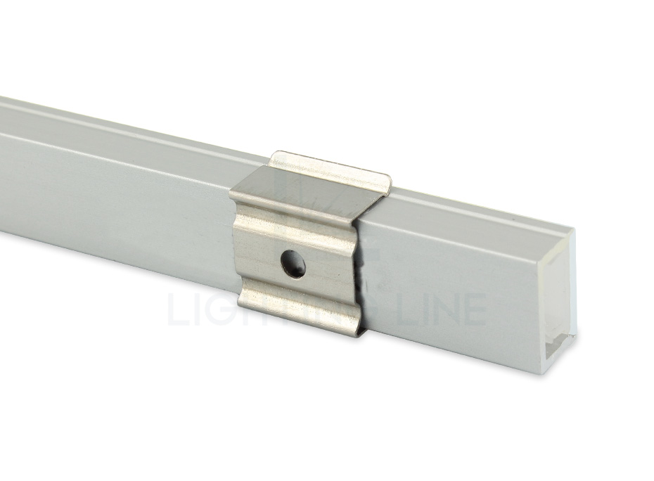 Clip de fixation en métal pour profilé en aluminium SL12-16 PRM-ES09-M