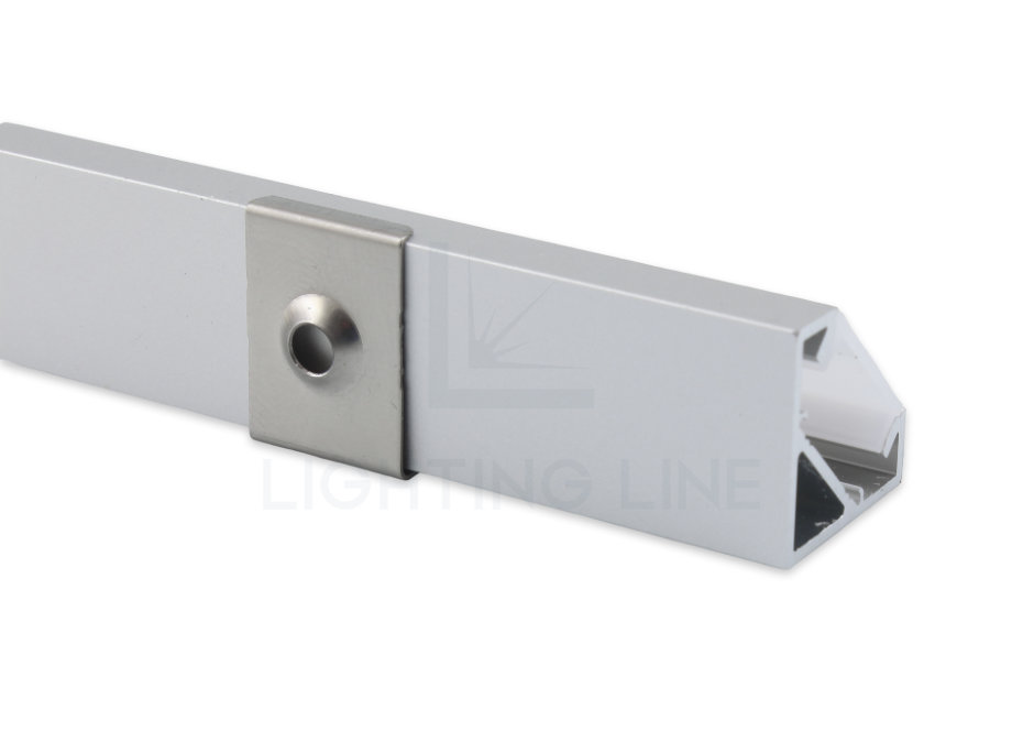 Clip de fixation en métal pour profilé en aluminium AN07-03 PRM-ES13-M