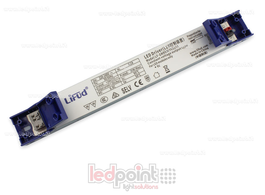 Transformateur ultra slim 30W 24V LiFud PW-LF30-24-GMR