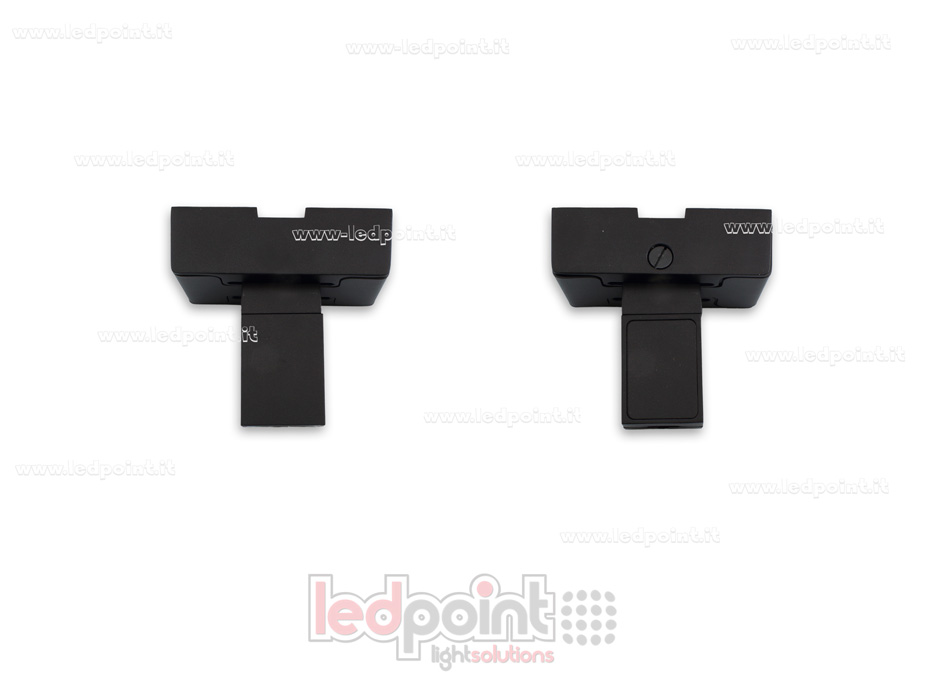 Bande profilée flexible en acier noir pour rubans LED, 20m RB-01-20B