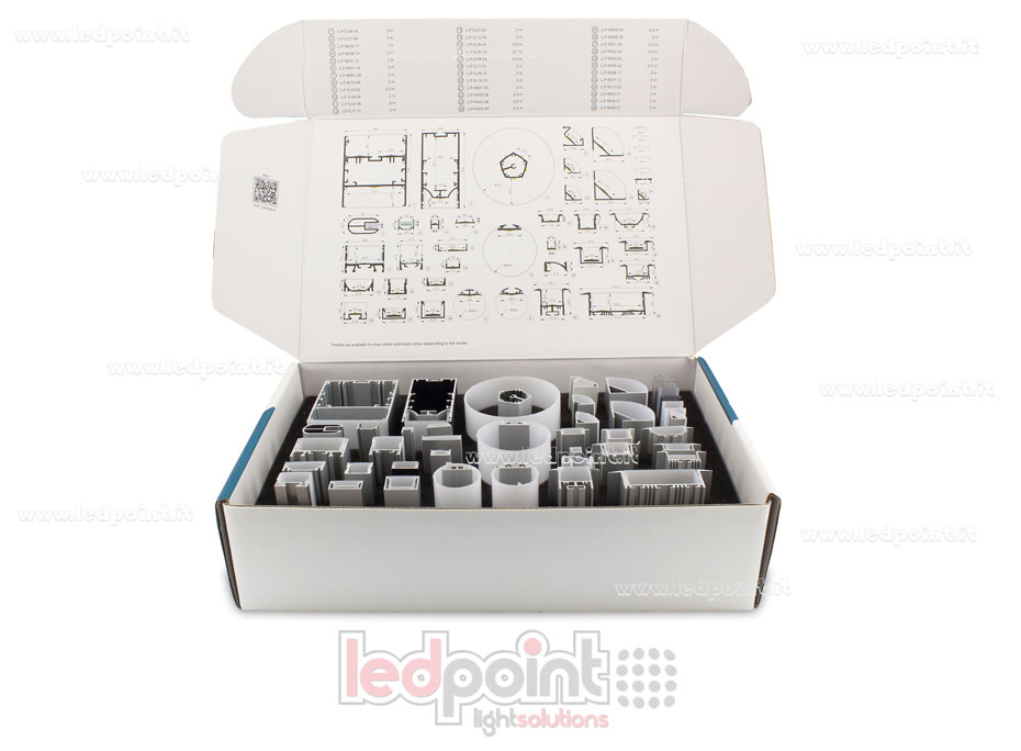 Profilé en aluminium pour rubans led SB01-V02 Profilé en aluminium pour rubans led SB01-V02