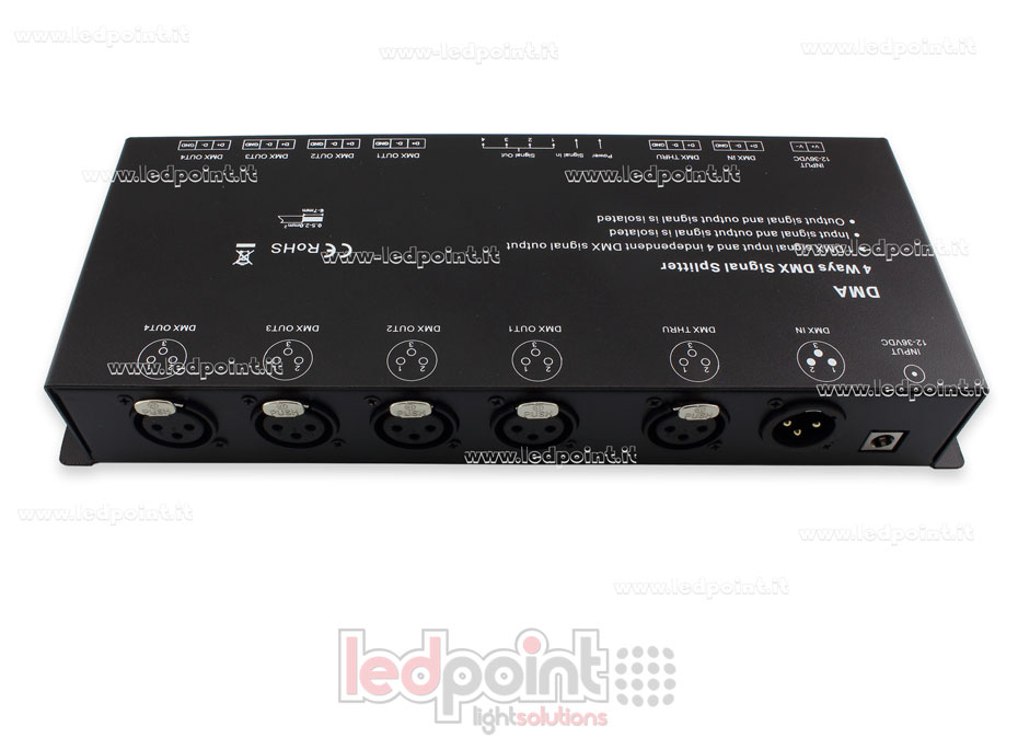 Splitter de signal DMX 4 canaux SK-DMA