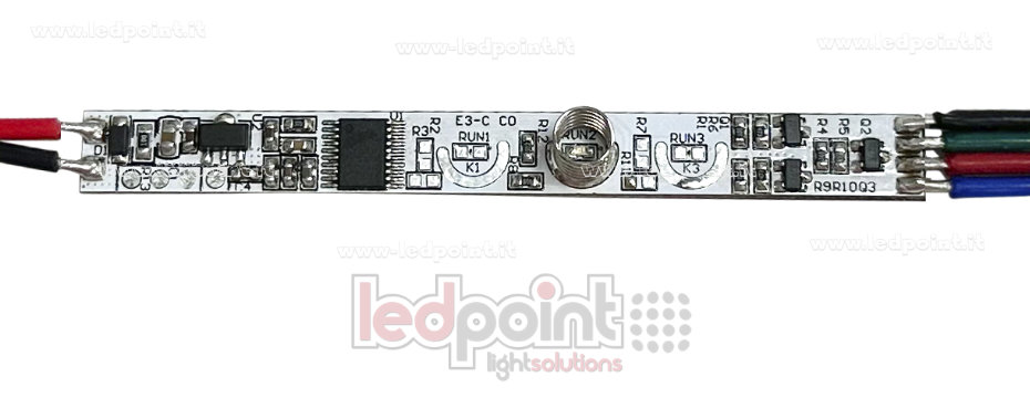 Contrôleur Tactile RGB à Bouton Unique, 5/24V, 3ch*1.5A, avec Fonction Mémoire SK-E3-C1 Contrôleur Tactile RGB à Bouton Unique, 5/24V, 3ch*1.5A, avec Fonction Mémoire SK-E3-C1