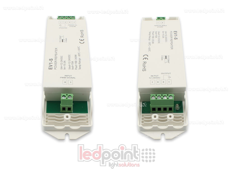 Amplificateur de signal monocouleur 12-24V 15A 1 canal SK-EV1-S Amplificateur de signal monocouleur 12-24V 15A 1 canal SK-EV1-S