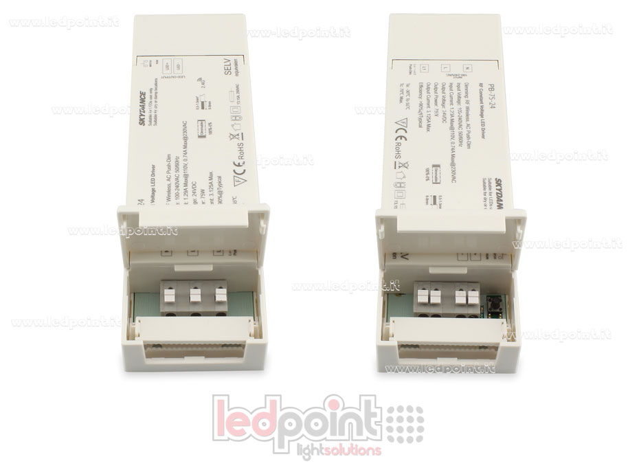 Transformateur 75W 24V  Wireless, Push-Dim SkyDance SK-PB-75-24