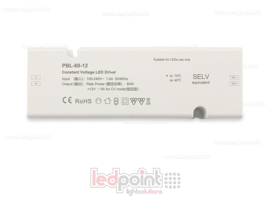 Transformateur 60W 12V SkyDance SK-PBL-60-12
