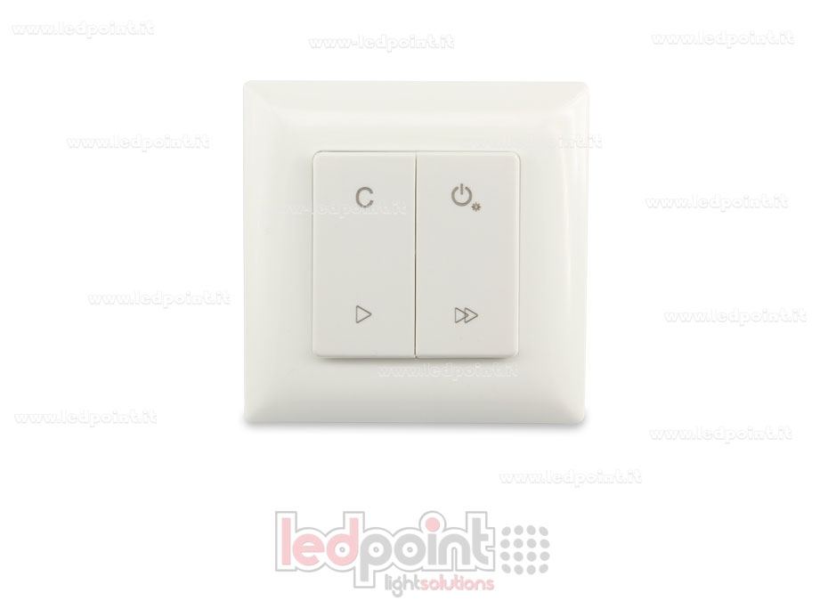 Télécommande murale 86x86mm RGB/RGBW RF2.4G SK-PF3 Télécommande murale 86x86mm RGB/RGBW RF2.4G SK-PF3
