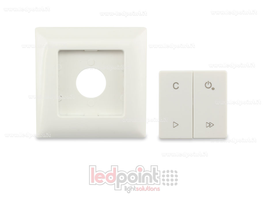 Télécommande murale 86x86mm RGB/RGBW RF2.4G SK-PF3