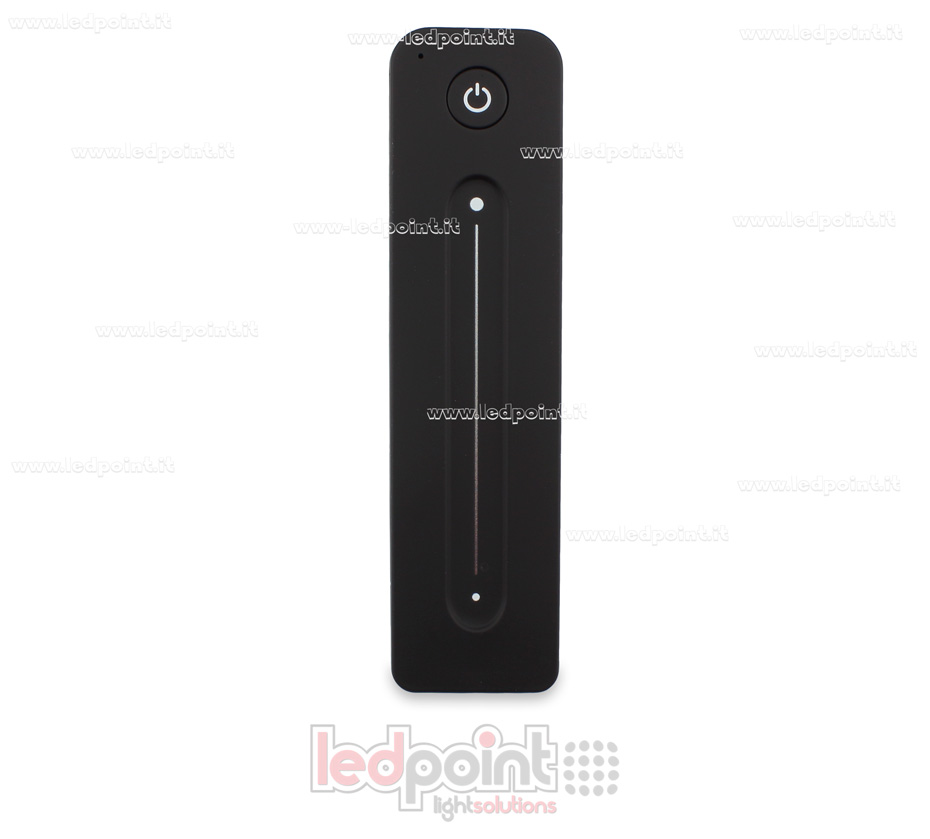 Télécommande monochromatique avec curseur tactile, zone unique, noire avec aimant à l'arrière, RF2.4G SK-R11 Télécommande monochromatique avec curseur tactile, zone unique, noire avec aimant à l'arrière, RF2.4G SK-R11