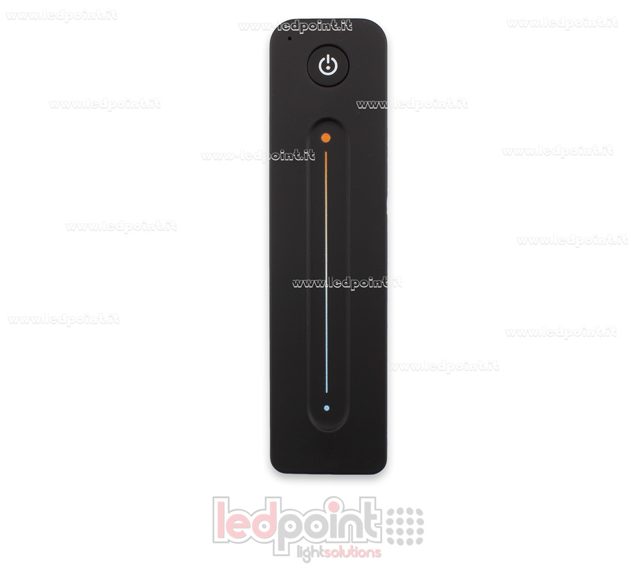 Télécommande CCT avec curseur tactile, zone unique noir avec aimant à l'arrière, RF2.4G SK-R12 Télécommande CCT avec curseur tactile, zone unique noir avec aimant à l'arrière, RF2.4G SK-R12