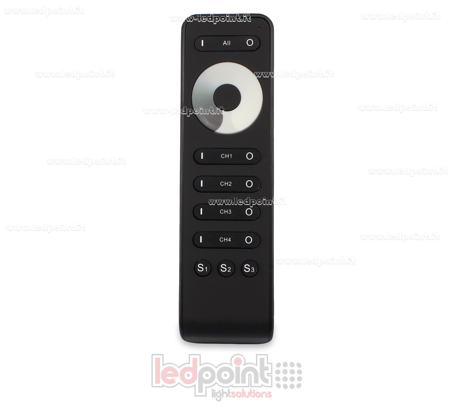 Télécommande monochromatique , 1 zone, 4 canaux, 3 scènes, noire, 13 boutons, RF2.4G SK-RS6 Télécommande monochromatique , 1 zone, 4 canaux, 3 scènes, noire, 13 boutons, RF2.4G SK-RS6
