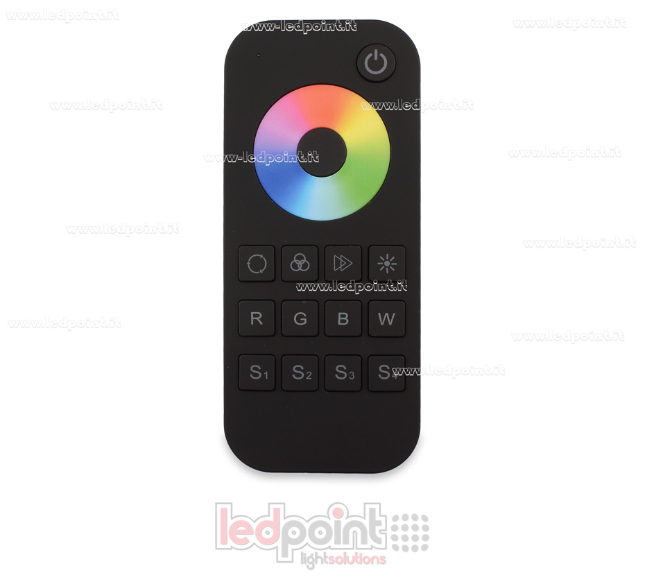 Télécommande RGB/RGBW, 1 zone, noir. RF2.4G SK-RT4