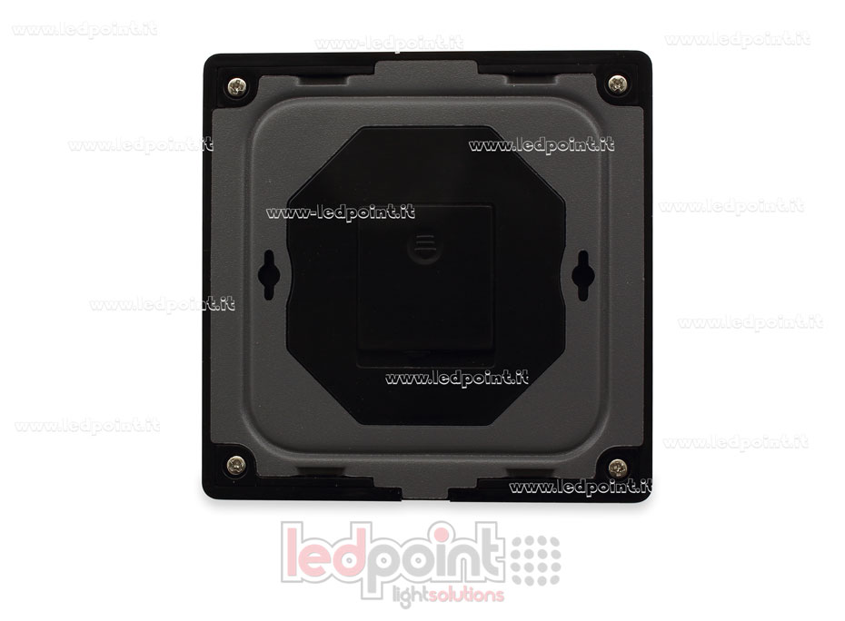 Télécommande murale slim monochrome, à piles, noir, 4 zones RF2.4G SK-TW1-4-B Télécommande murale slim monochrome, à piles, noir, 4 zones RF2.4G SK-TW1-4-B