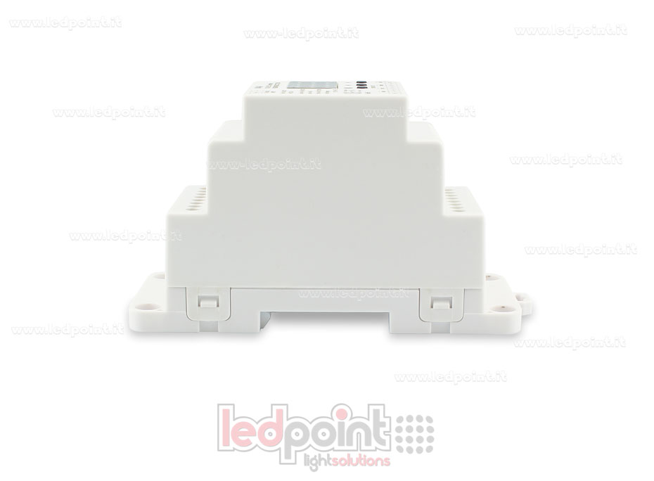Récepteur contrôleur RGBW 12/24V, 4ch*5A, RF 2.4G pour barre DIN SK-V4-D