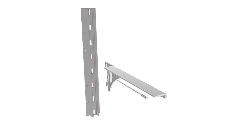 Rail électrifié pour meubles avec un support, argenté, d'une longueur de 2,4 m et avec un câble de 1 m TF-01-S2.4 Rail électrifié pour meubles avec un support, argenté, d'une longueur de 2,4 m et avec un câble de 1 m TF-01-S2.4