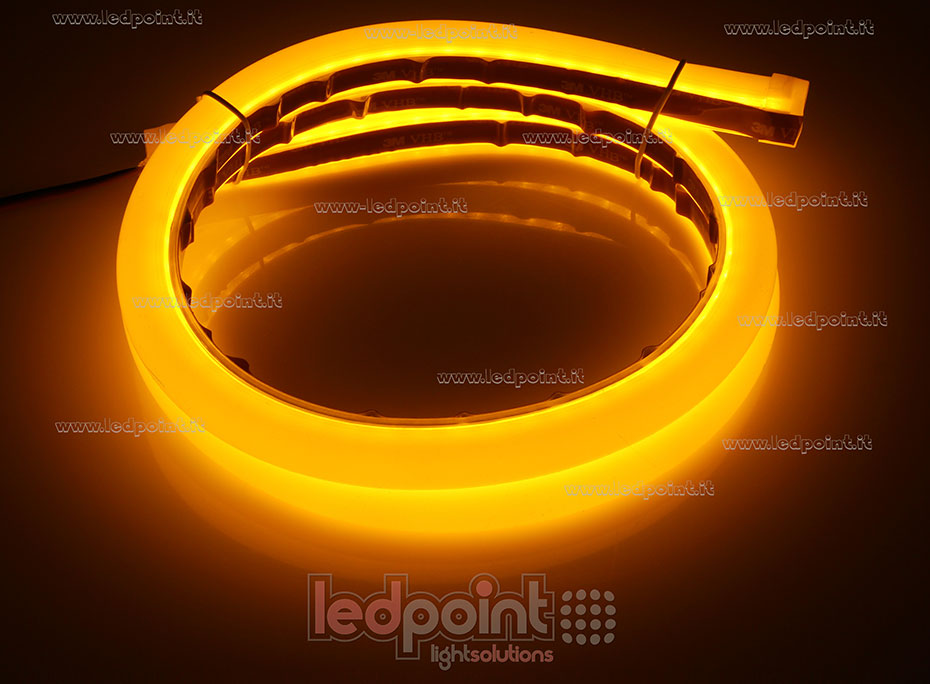 Ruban led 2835 24V IP65 465-470nm 120led/m U52-YELY-1208C2-W8
 