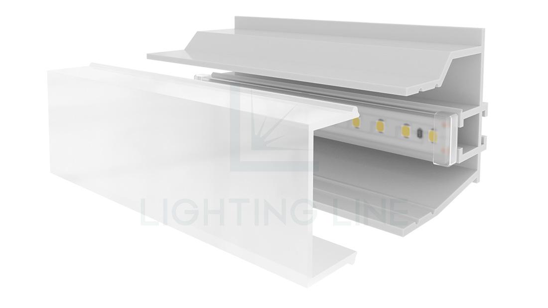 Profilé en aluminium pour rubans led PR-CC01-06-G3 Profilé en aluminium pour rubans led PR-CC01-06-G3