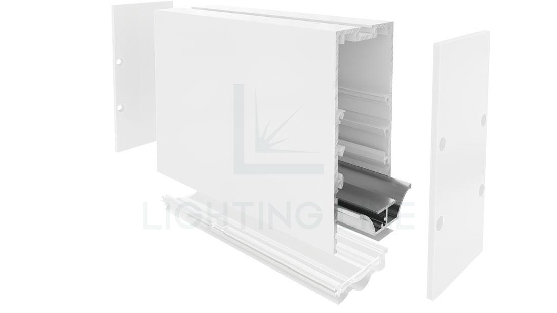 Profilé en aluminium pour rubans led PR-CL01-06-W3 Profilé en aluminium pour rubans led PR-CL01-06-W3