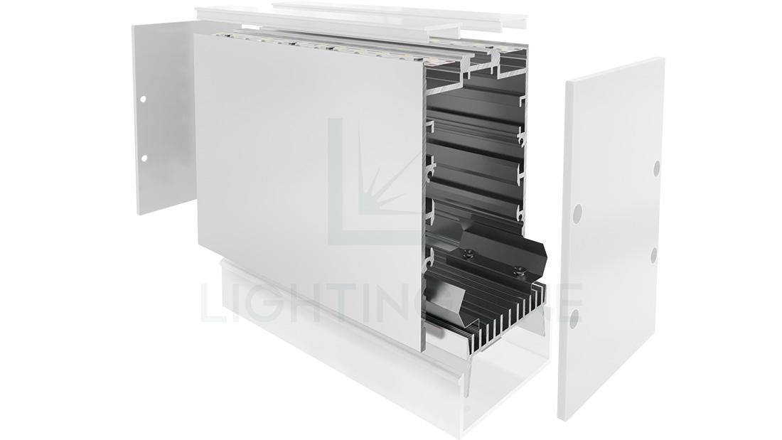 Profilé en aluminium pour rubans led PR-CL02-07