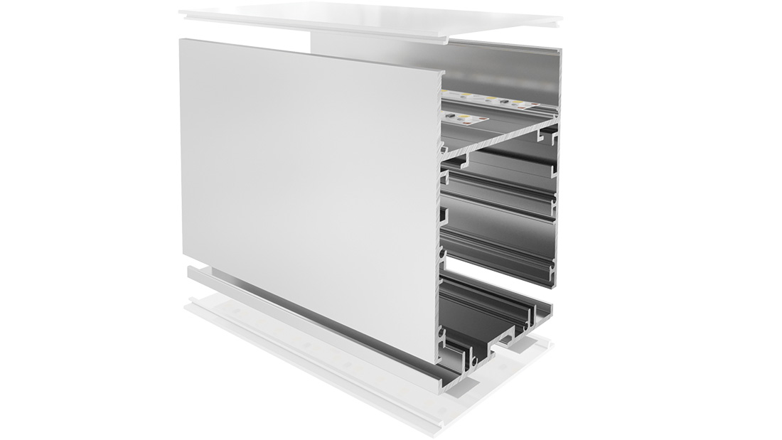 Profilé en aluminium pour rubans led PR-CL04-18 Profilé en aluminium pour rubans led PR-CL04-18