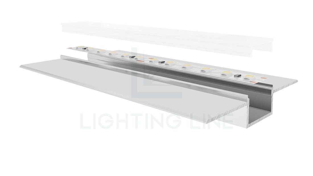 Profilé en aluminium pour rubans led PR-DW08-03-W3_DIF Profilé en aluminium pour rubans led PR-DW08-03-W3_DIF