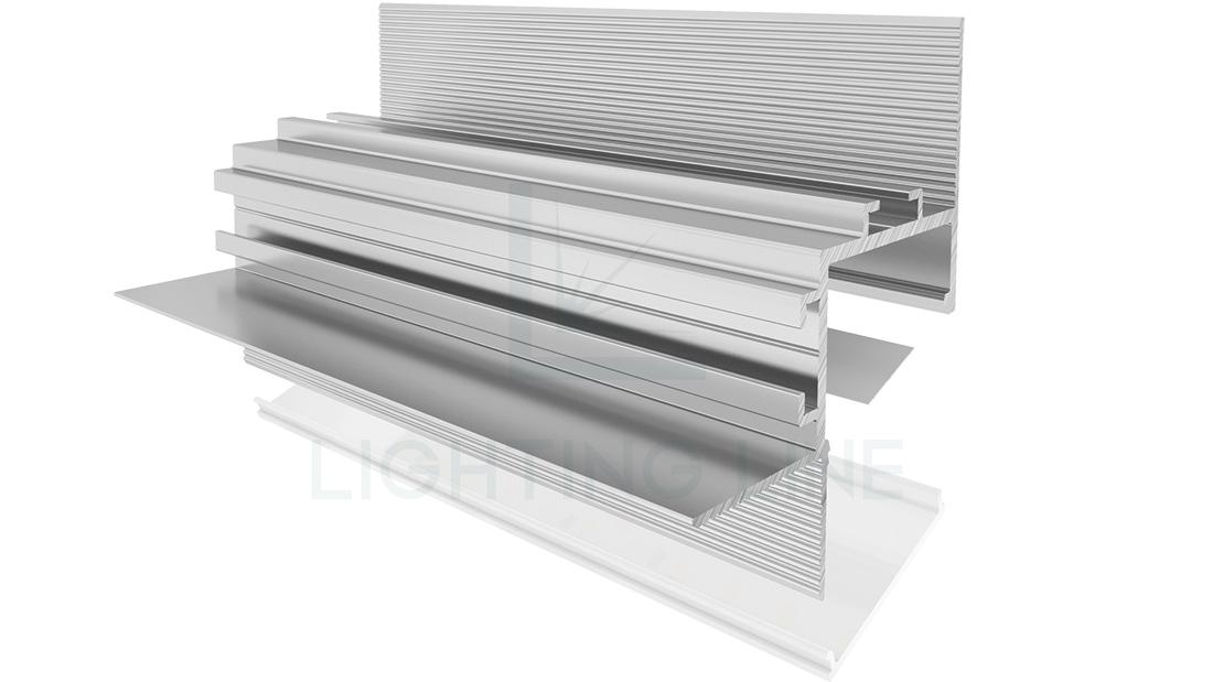 Profilé en aluminium pour rubans led PR-DW10-05-W3