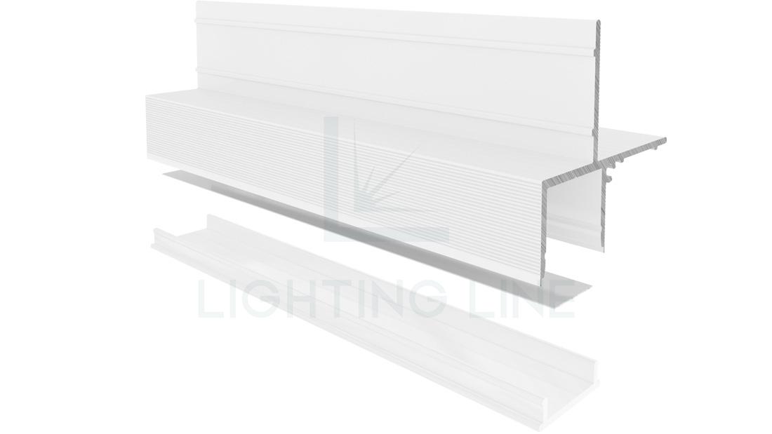 Profilé en aluminium pour rubans led PR-DW14-03-W3