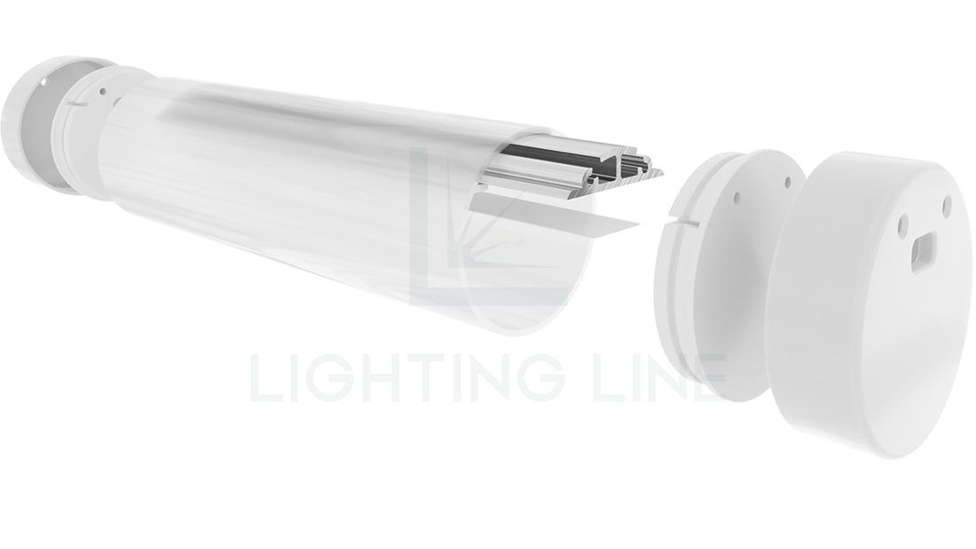 Profilé en aluminium pour rubans led PR-NE02-15-S2 Profilé en aluminium pour rubans led PR-NE02-15-S2
