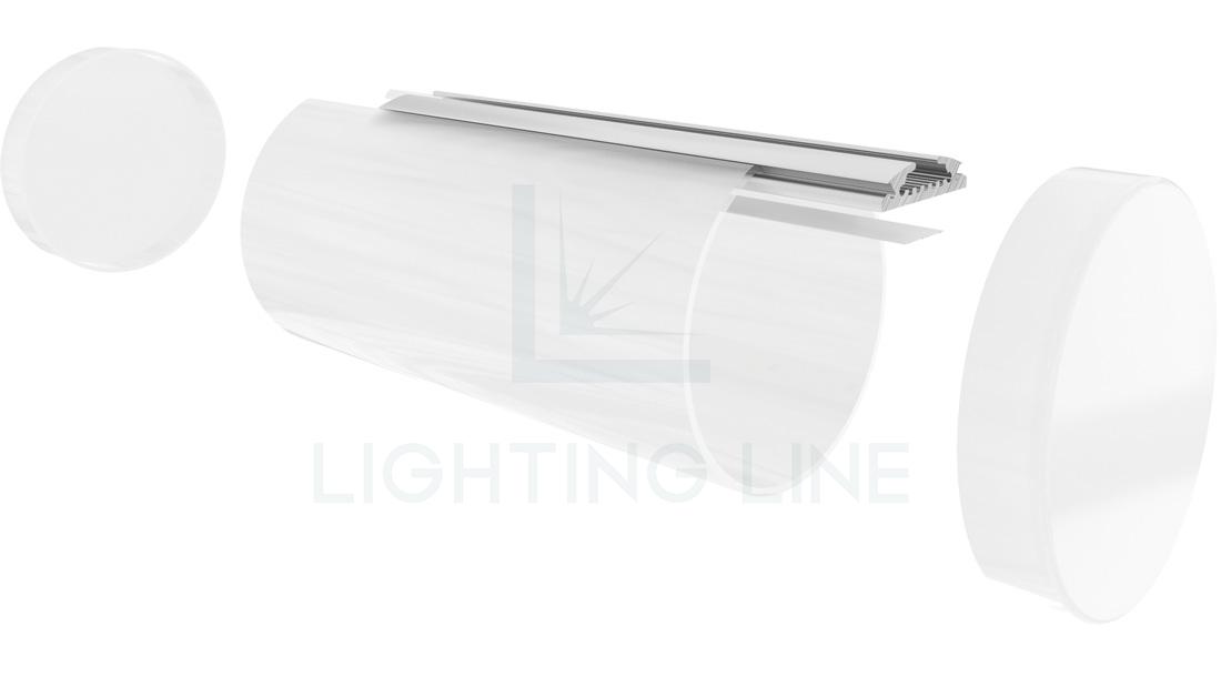 Profilé en aluminium pour rubans led PR-NE04-19-S2 Profilé en aluminium pour rubans led PR-NE04-19-S2