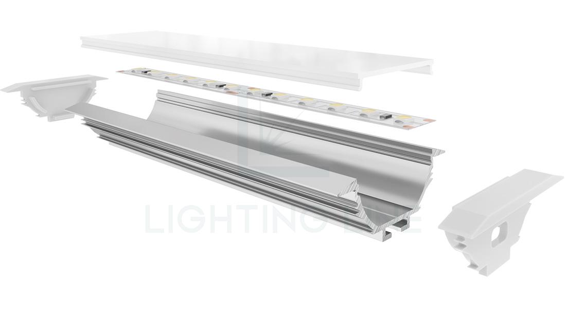 Profilé en aluminium pour rubans led PR-RE03-05-S2