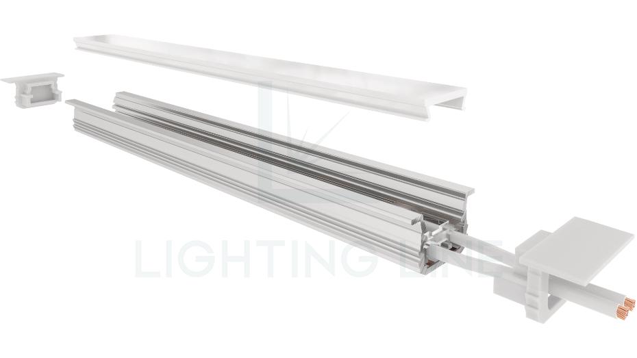 Profilé en aluminium pour rubans led PR-RE14-23