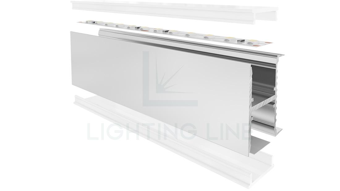 Profilé en aluminium pour rubans led PR-SH03-03-S2 Profilé en aluminium pour rubans led PR-SH03-03-S2