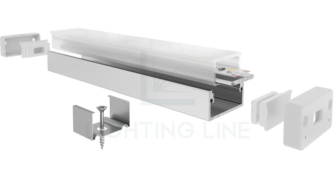 Profilé en aluminium pour rubans led PR-SL09-12-S3 Profilé en aluminium pour rubans led PR-SL09-12-S3