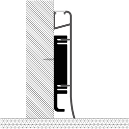 Installation profilé en aluminium pour rubans led PR-BB01-02-S2